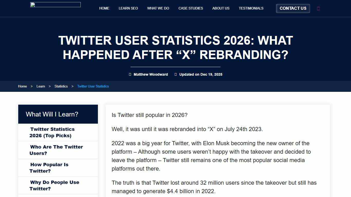 Twitter User Statistics 2026: What Happened After "X" Rebranding?